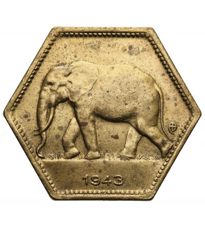 Kongo Belgijskie, Leopold III (1934-1951). 2 franki 1943