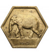 Belgian Congo, Leopold III (1934-1951). 2 Francs 1943