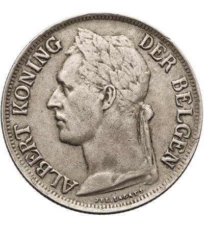 Belgian Congo, Albert I (1909-1934). 1 Franc 1926, BELGEN