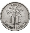 Belgian Congo, Albert I (1909-1934). 1 Franc 1926, CONGO BELGE
