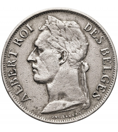 Belgian Congo, Albert I (1909-1934). 1 Franc 1926, CONGO BELGE