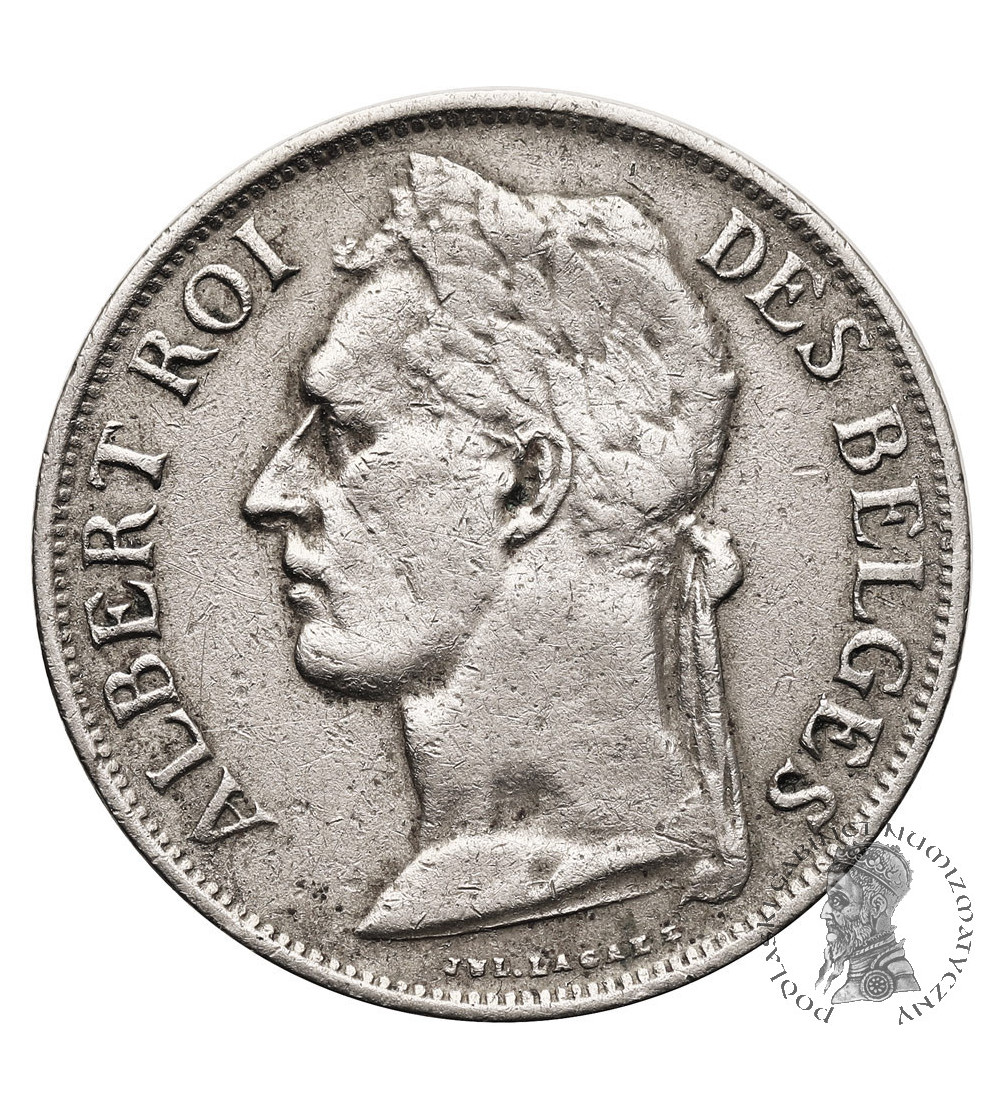 Belgian Congo, Albert I (1909-1934). 1 Franc 1926, CONGO BELGE