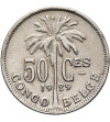 Belgian Congo, Albert I (1909-1934). 50 Centimes 1929, CONGO BELGE