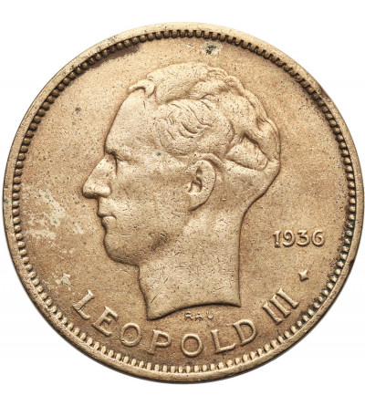 Kongo Belgijskie, Leopold III (1934-1951). 5 franków 1936