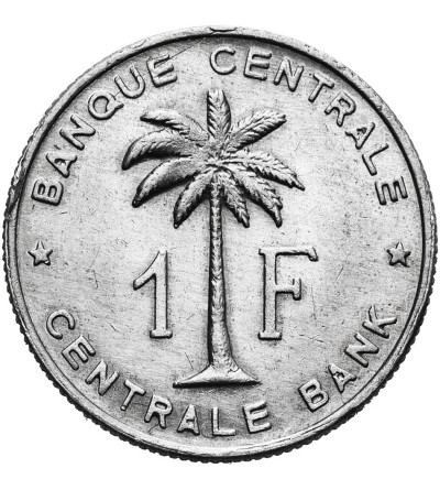 Belgian Congo. 1 Franc 1957