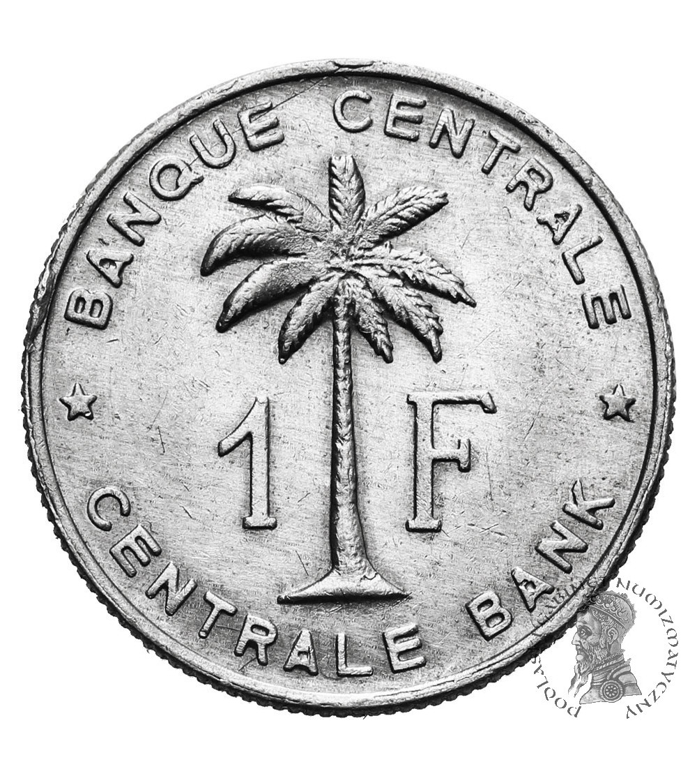 Belgian Congo. 1 Franc 1957