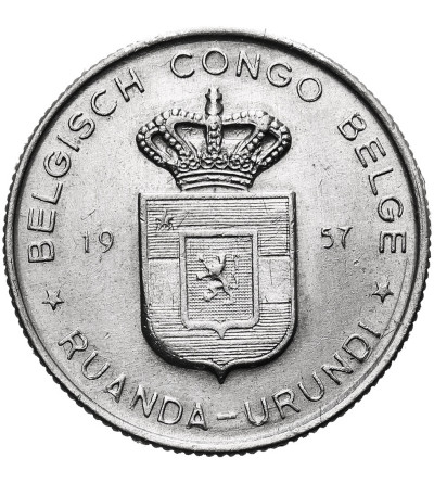 Belgian Congo. 1 Franc 1957