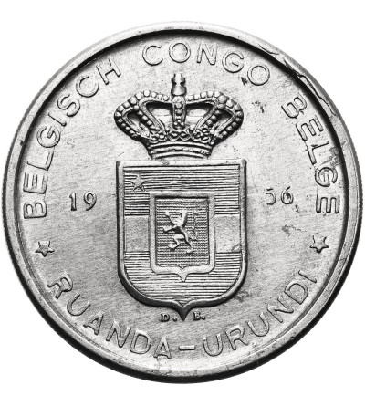 Belgian Congo. 5 Francs 1956