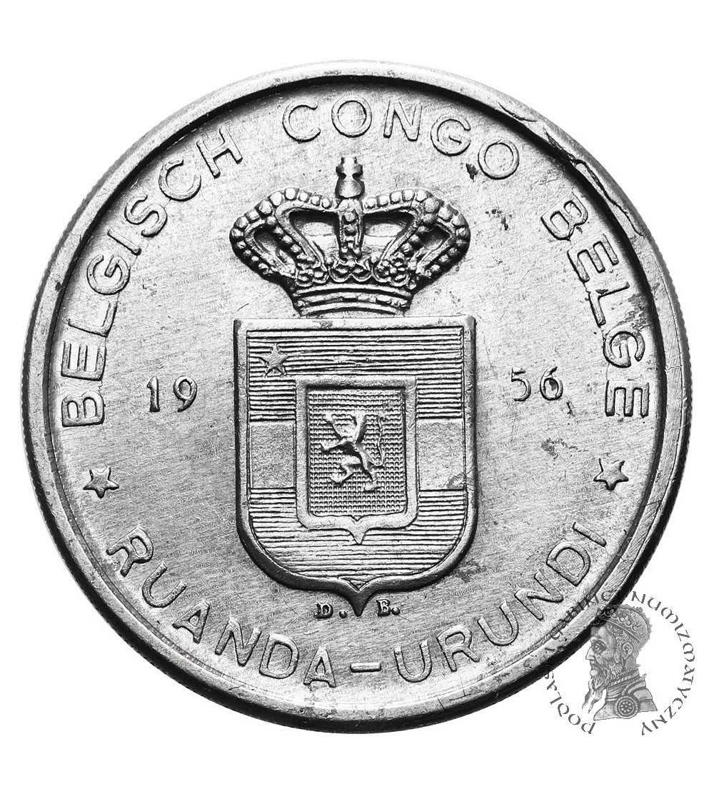 Kongo Belgijskie. 5 franków 1956