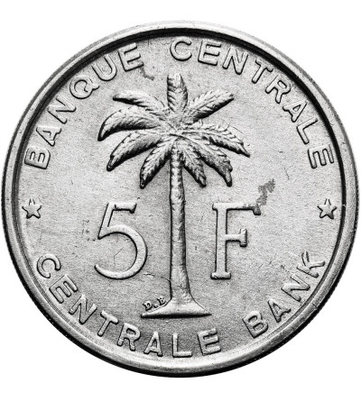 Kongo Belgijskie. 5 franków 1956