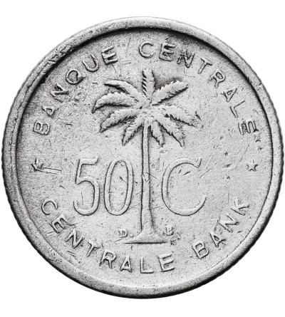 Belgian Congo. 50 Centimes 1955