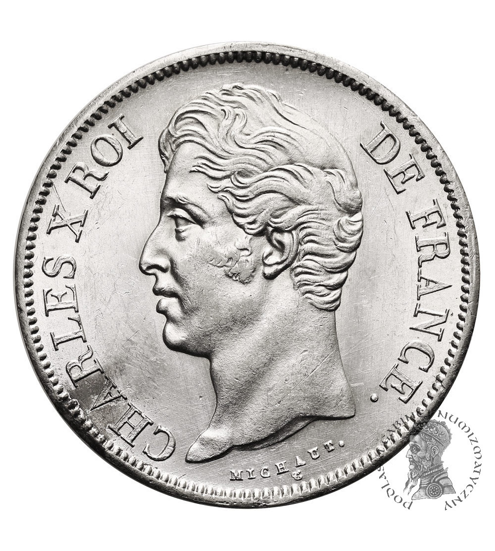 Francja, Karol X (1824 -1830). 5 franków 1829 A, Paryż Francja, Karol X (1824 -1830). 5 franków 1829 A, Paryż