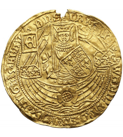 Great Britain, Edward IV 1461-1470 (First Reign). Gold Ryal or Rose Noble, no date, Flemish Imitation ca. 1585 AD, Gorinchem
