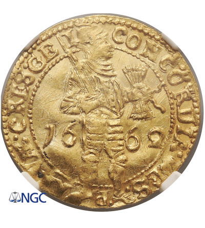 Niderlandy, Prowincja Geldria (1581-1795). 1 dukat (Gouden Dukaat) 1662, Harderwijk