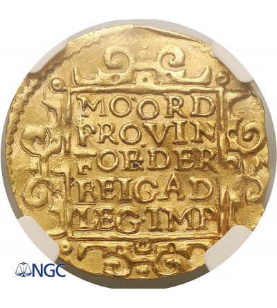 Netherlands, Province Holland. Ducat (Gouden Dukaat) 1654, Dordrecht - NGC MS 61, Top Pop
