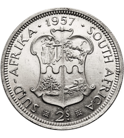 RPA, Elżbieta II (1952-1961). 2 szylingi 1957 KG