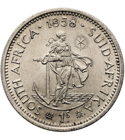 RPA, Elżbieta II (1952-1961). 1 szyling 1958