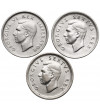 South Africa, George VI (1936-1952). Set of 6 Pence 1945, 1950, 1952