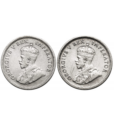 South Africa, George V (1910-1936). Set of 6 Pence 1929, 1935