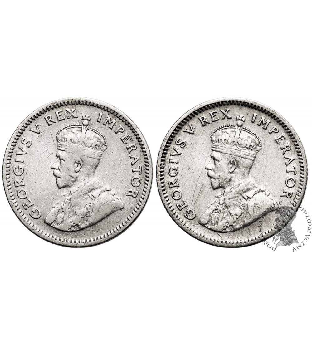 South Africa, George V (1910-1936). Set of 6 Pence 1929, 1935