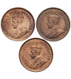 South Africa, George V (1910-1936). Set of 1/2 Penny 1925, 1931, 1936