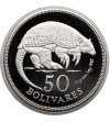 Wenezuela. 50 Bolivares 1975, Pancernik, seria: Ochrona Przyrody - Proof