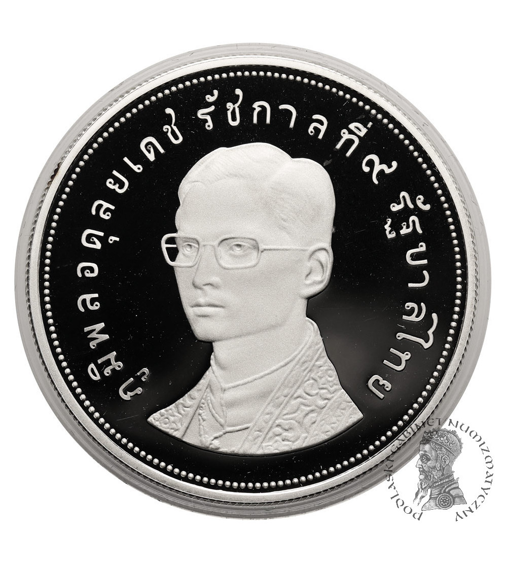 Thailand, Rama IX. 100 Baht, BE 2517 / 1974 AD, Brown-antlered deer, series: Conservation - Proof