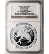 Niue, 2 dolary 2015, Drapieżniki oceaniczne, kałamarnica olbrzymia (1 Oz Ag .999) - NGC PF 70 Ultra Cameo