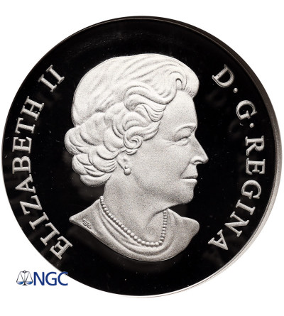 Canada, Elizabeth II (1952-2022). 25 Dollars 2016, Grotesque Foliated Green Man - NGC PF 69 Ultra Cameo