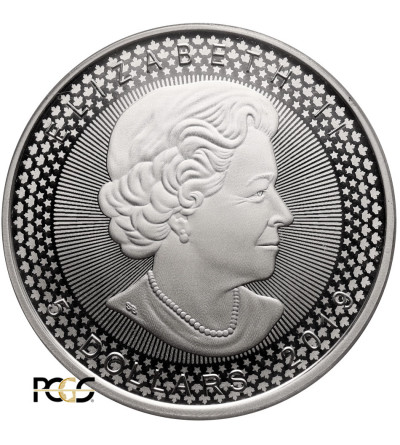 Canada, Elizabeth II (1952-2022). 5 Dollars 2019, Maple Leaf - Pride of Two Nations - NGC PR 69