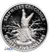 Australia, Elżbieta II (1952-2022). 5 dolarów 2016, Krokodyl Różańcowy - NGC PF 69 Ultra Cameo