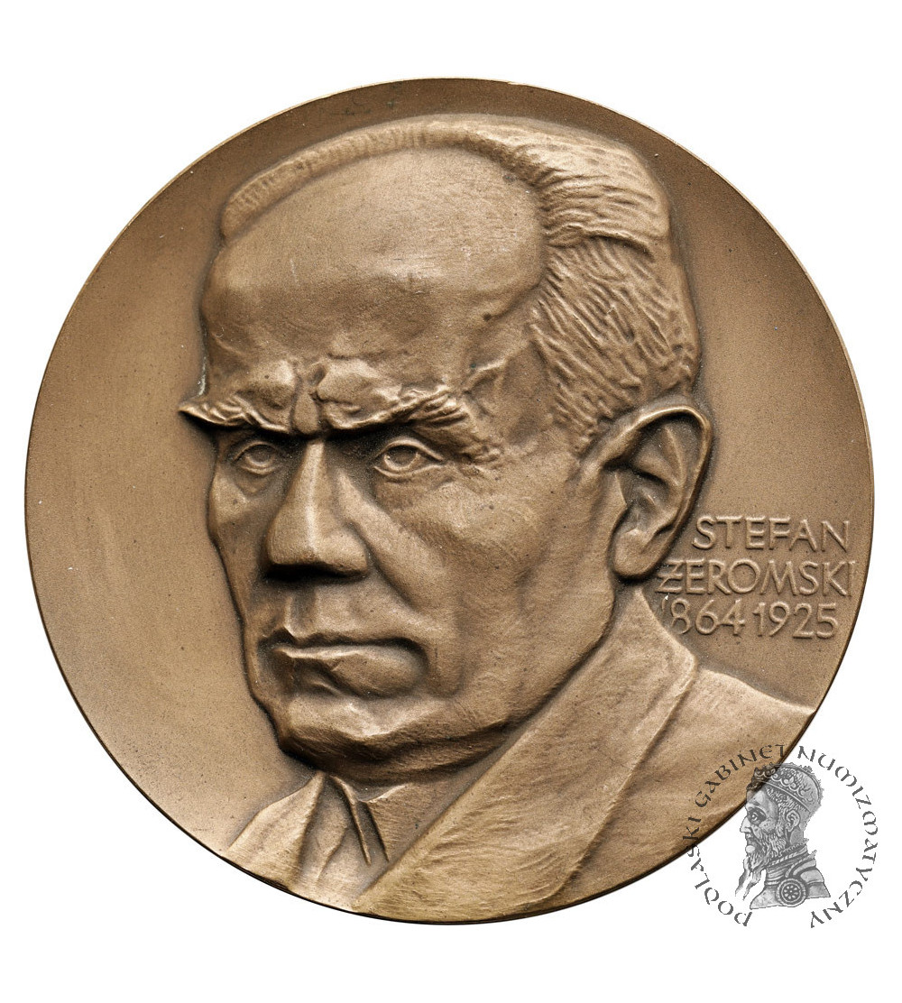 Polska, PRL (1952–1989). Medal 1981, Stefan Żeromski - 50-lecie Biblioteki Publicznej w Kutnie Polska, PRL (1952–1989). Medal 1981, Stefan Żeromski - 50-lecie Biblioteki Publicznej w Kutnie