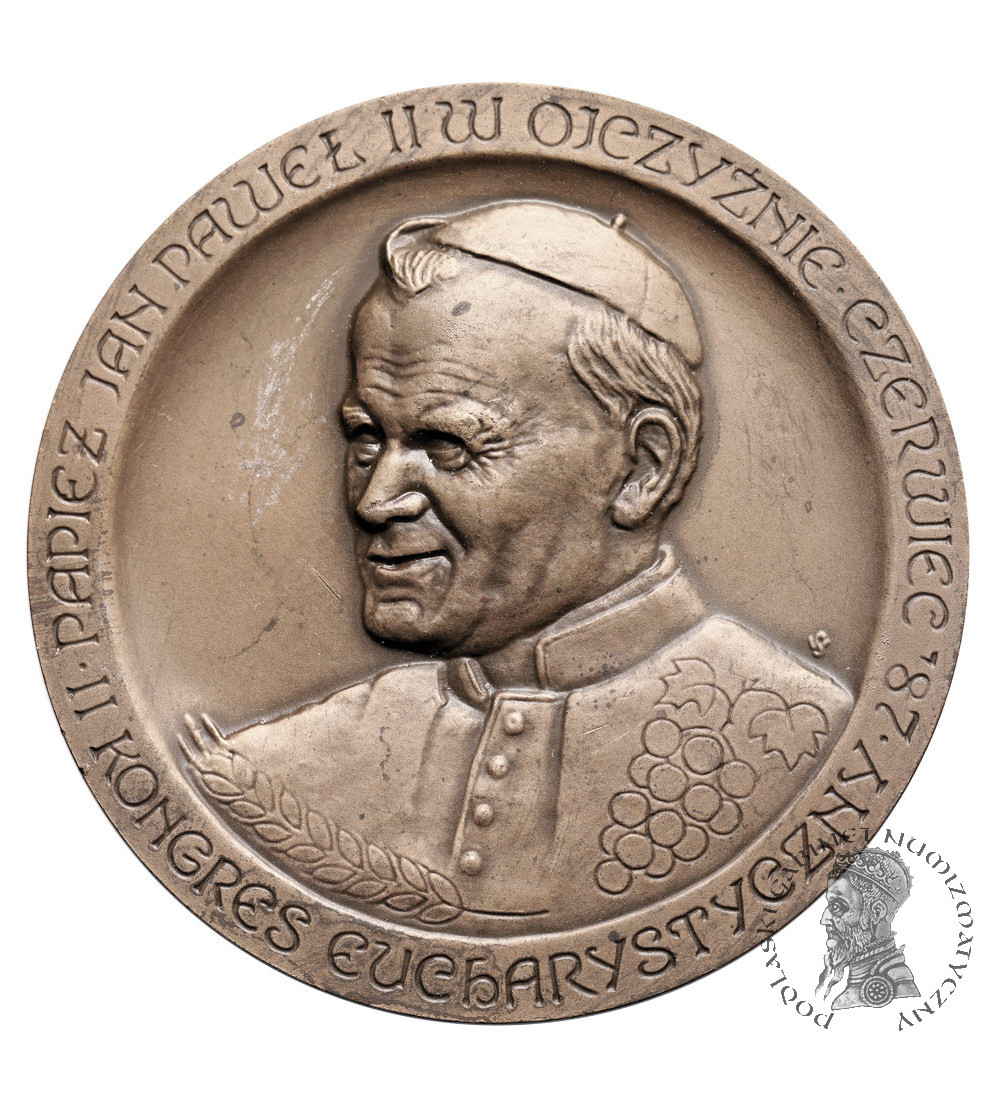 Poland, PRL (1952-1989). Medal 1987, John Paul II - Łódź Poland, PRL (1952-1989). Medal 1987, John Paul II - Łódź