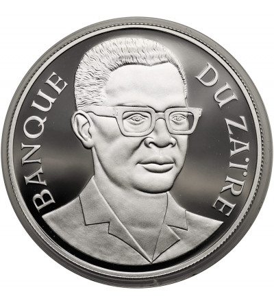 Zaire. 5 Zaires 1975, Okapi, series: Conservation - Proof