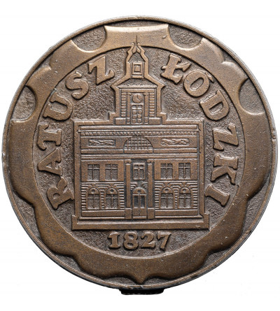 Poland, PRL (1952-1989). Medal 1977, Łódź City Hall 1827, Provincial State Archive in Łódź