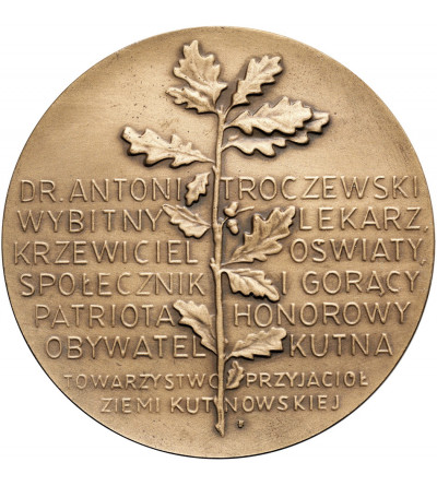 Poland, PRL (1952-1989). Medal 1981, Dr. Antoni Troczewski 1862-1928