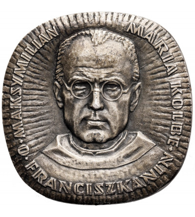 Poland. Medal dedicated to Maximilian Maria Kolbe, Franciscan