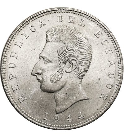Ecuador. 5 Sucres (Cinco) 1944 Mo, Sucre