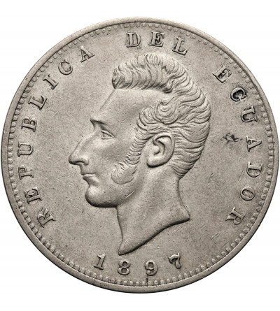 Ecuador. 1 Sucre 1897 JF, Lima