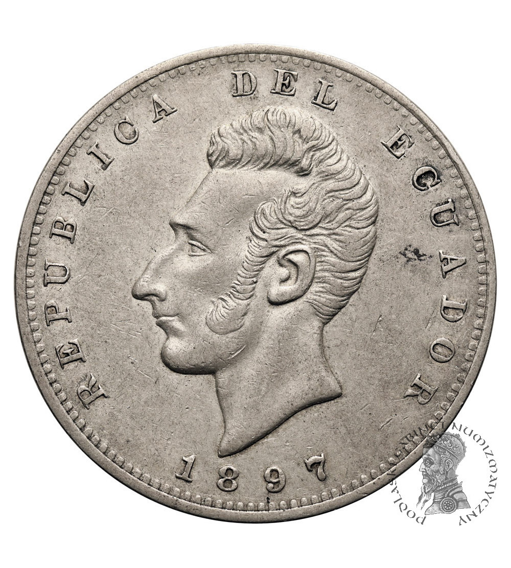 Ecuador. 1 Sucre 1897 JF, Lima