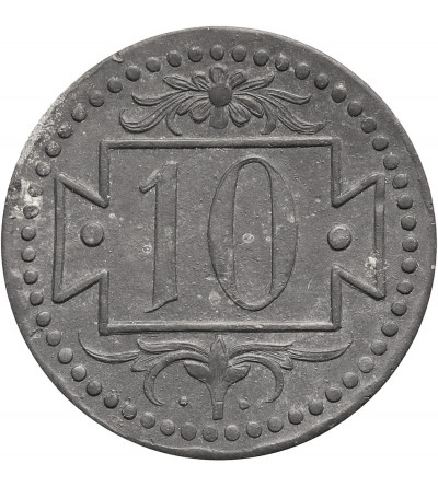 Danzig, Free City. 10 Pfennig 1920, small number 10