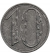 Danzig, Free City. 10 Pfennig 1920, Large number 10