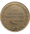Poland. Medal 1909, Hundredth Anniversary of the Birth of Juliusz Słowacki,"WIPE THE RUST FROM YOUR HEARTS, KEEP YOUR CHIN UP”