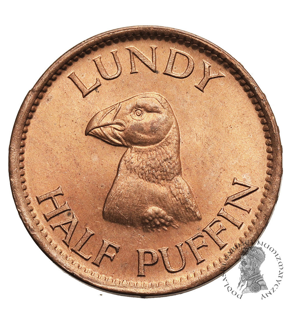 Lundy, 1/2 Puffin 1929, Martin Coles Herman