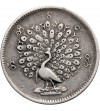 Myanmar (Birma). 5 Mu (1/2 Rupee / 1/2 Kyat), CS 1214 / 1852 AD, paw