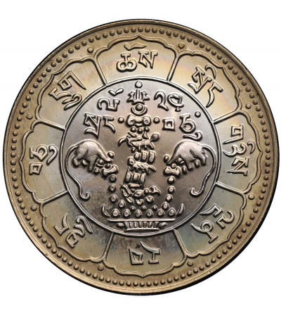 Tybet. 3 Srang, BE 16-24 / 1950 AD, Valcambi - Proof