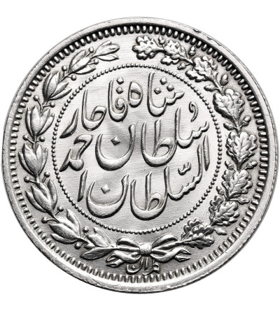Iran. Sultan Ahmad Shah, AH 1327-1344 / 1909-1925 AD. 1000 Dinars (1 Kran / 1 Qiran), AH 1330 / 1912 AD