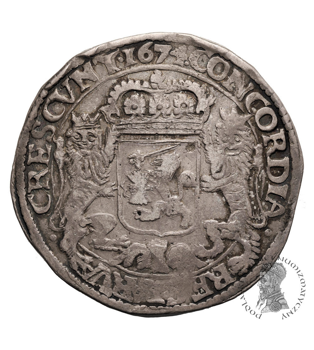 Netherlands, Province West Friesland (1581-1795). Dukaton (Zilveren Rijder) 1674