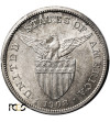 Philippines, Insular Government (1901-1935). 1 Peso 1908 S. PCGS AU 58