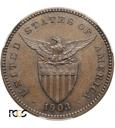 Philippines, Insular Government (1901-1935). 1 Centavo 1903, PCGS MS 64 BN
